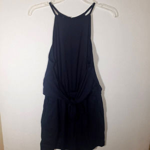 Zesica 1 Piece Romper Shorts Navy Sz M